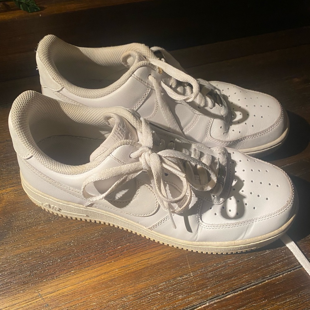 Size 10 Women’s White Air Force 1’s